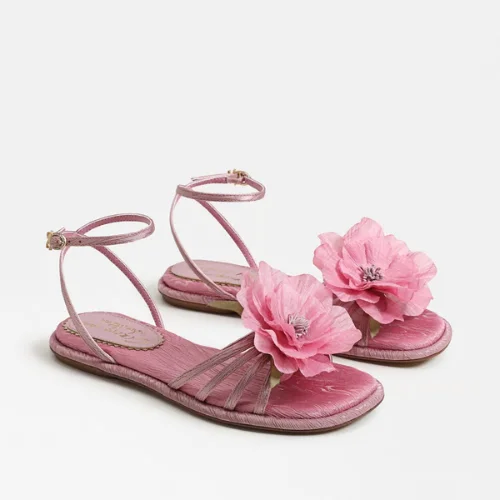 Olana Flower Strappy Sandal