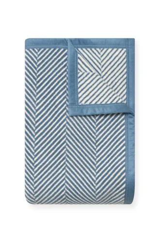 Harborview Herringbone Cornflower Midi Blanket