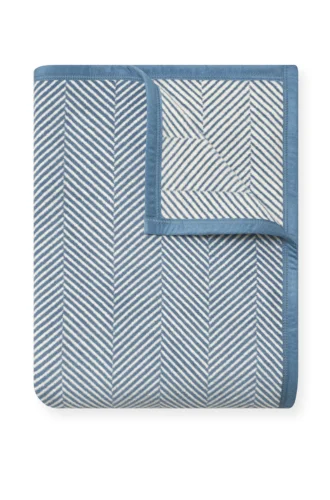 Harborview Herringbone Cornflower Original Blanket
